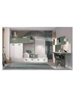 Block Dormitorio Juvenil F214 | Glicerio Chaves