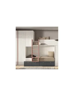 Block Dormitorio Juvenil F215 | Glicerio Chaves