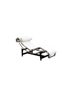 Chaiselongue Le Corbusier blanca
