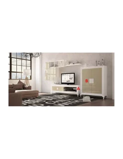 Composición de salón Basik 3 | Costera Mobles
