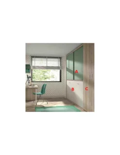 Composición Dormitorio Juvenil F252 | Glicerio Chaves
