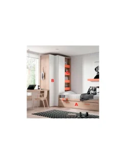 Dormitorio Juvenil Adapt 2 | Lan Mobel