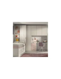 Dormitorio Juvenil Compacto F002 | Glicerio Chaves