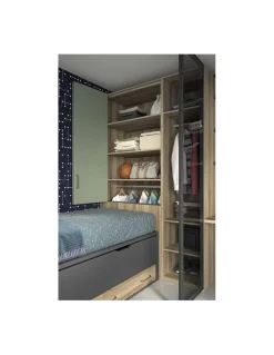 Dormitorio Juvenil Compacto F010 | Glicerio Chaves