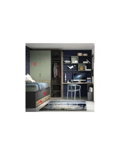 Dormitorio Juvenil Compacto F010 | Glicerio Chaves