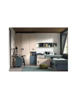 Dormitorio Juvenil Compacto F021 | Glicerio Chaves