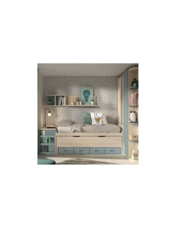 Dormitorio Juvenil Compacto F017 | Glicerio Chaves