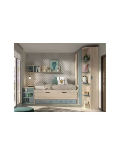 Dormitorio Juvenil Compacto F017 | Glicerio Chaves