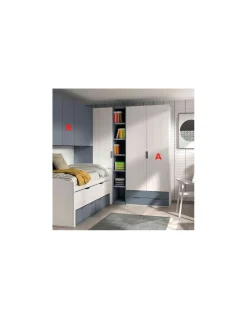Dormitorio Juvenil Compacto F014 | Glicerio Chaves