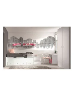 Dormitorio Juvenil Compacto F016 | Glicerio Chaves
