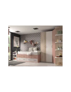 Dormitorio Juvenil Compacto F022 | Glicerio Chaves