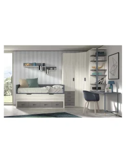 Dormitorio Juvenil Compacto F001 | Glicerio Chaves