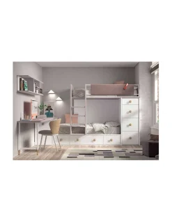 Dormitorio Juvenil con Litera F211 | Glicerio Chaves