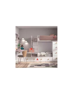 Dormitorio Juvenil con Litera F211 | Glicerio Chaves