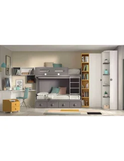 Dormitorio Juvenil con Litera F209 | Glicerio Chaves