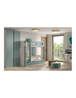 Dormitorio Juvenil con Litera F203 | Glicerio Chaves