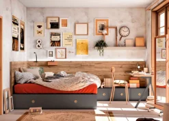 Dormitorio juvenil Delulu 24 | Muebles Ros