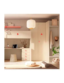Dormitorio juvenil Delulu 46 | Muebles Ros