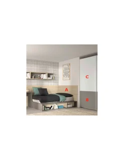 Dormitorio Juvenil F302 | Glicerio Chaves