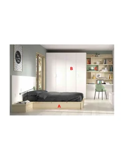 Dormitorio Juvenil F306 | Glicerio Chaves