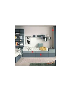 Dormitorio Juvenil F161 | Glicerio Chaves