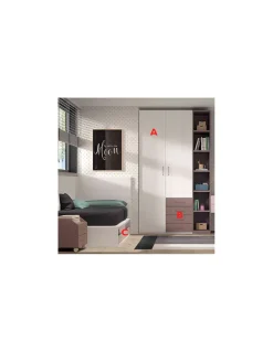 Dormitorio Juvenil F307 | Glicerio Chaves