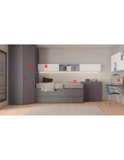 Dormitorio juvenil Tweed 21 | Tobisa