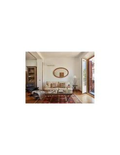 Mesa de madera y acero | Crisal Decoración