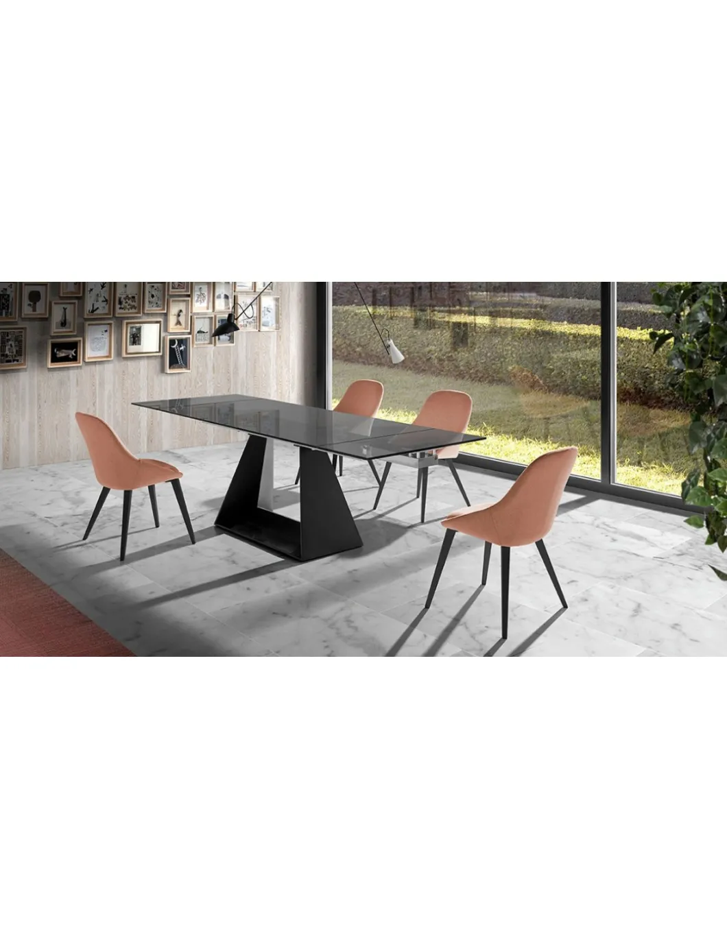 Mesa Sue extensible Glass | Mobles Nacher