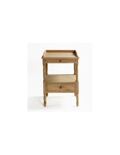 Mesita de noche roble natural | Crisal Decoración