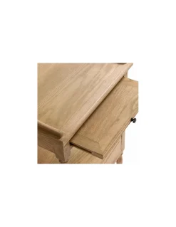 Mesita de noche roble natural | Crisal Decoración