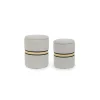 Set 2 puff Karina gris