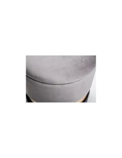 Set 2 Puff Polina Gris-Negro