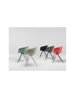 Silla Bai asiento tapizado | Ondarreta