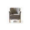 Sillón gris con tachuelas | Crisal Decoración