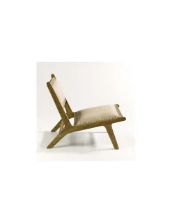 Sillón lino tachuelas | Crisal Decoración