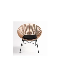 Sillón redondo ratán | Crisal Decoración