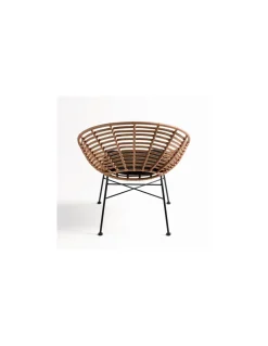 Sillón redondo ratán | Crisal Decoración