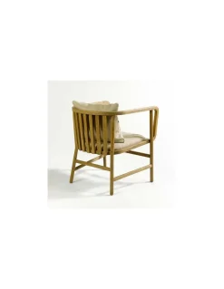 Sillón roble y lino | Crisal Decoración