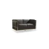 Sofá Le Corbusier 2/PL negro
