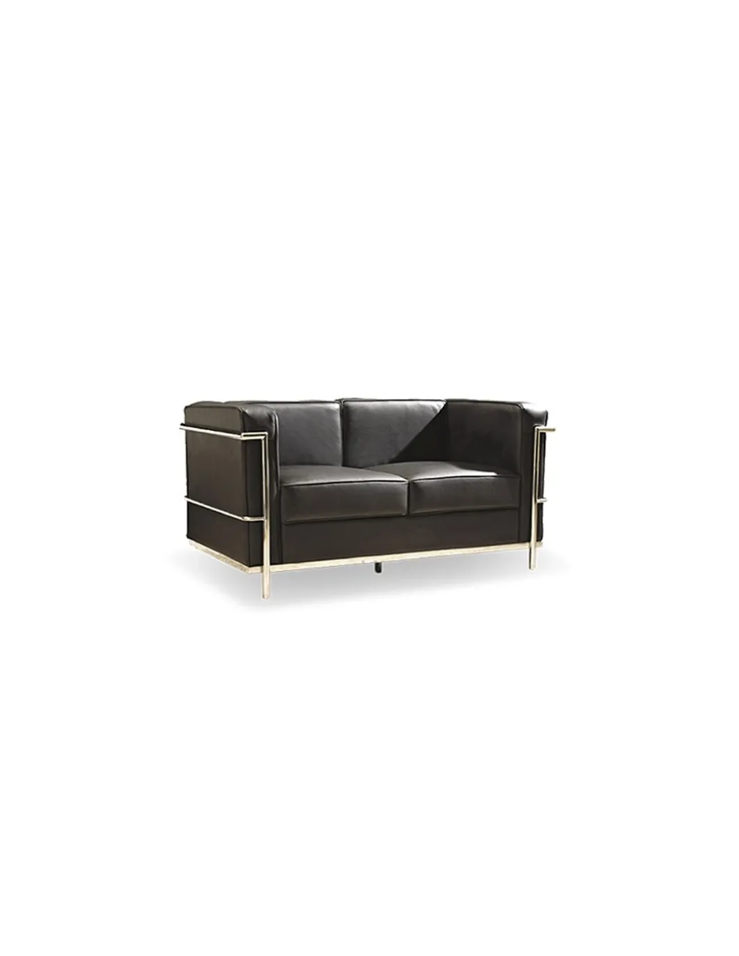 Sofá Le Corbusier 2/PL negro