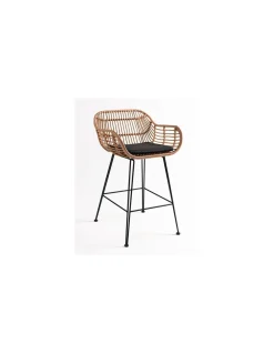 Taburete ratán sintético | Crisal Decoración