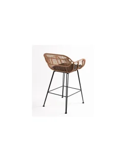 Taburete ratán sintético | Crisal Decoración
