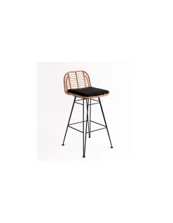 Taburete ratán sintético | Crisal Decoración