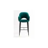 Taburete terciopelo verde | Crisal Decoración